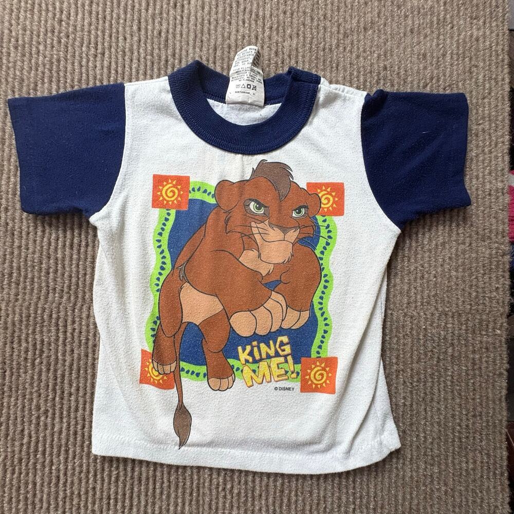 Vintage 90’s Lion King Simba’s Pride Kids Tshirt Size 4T